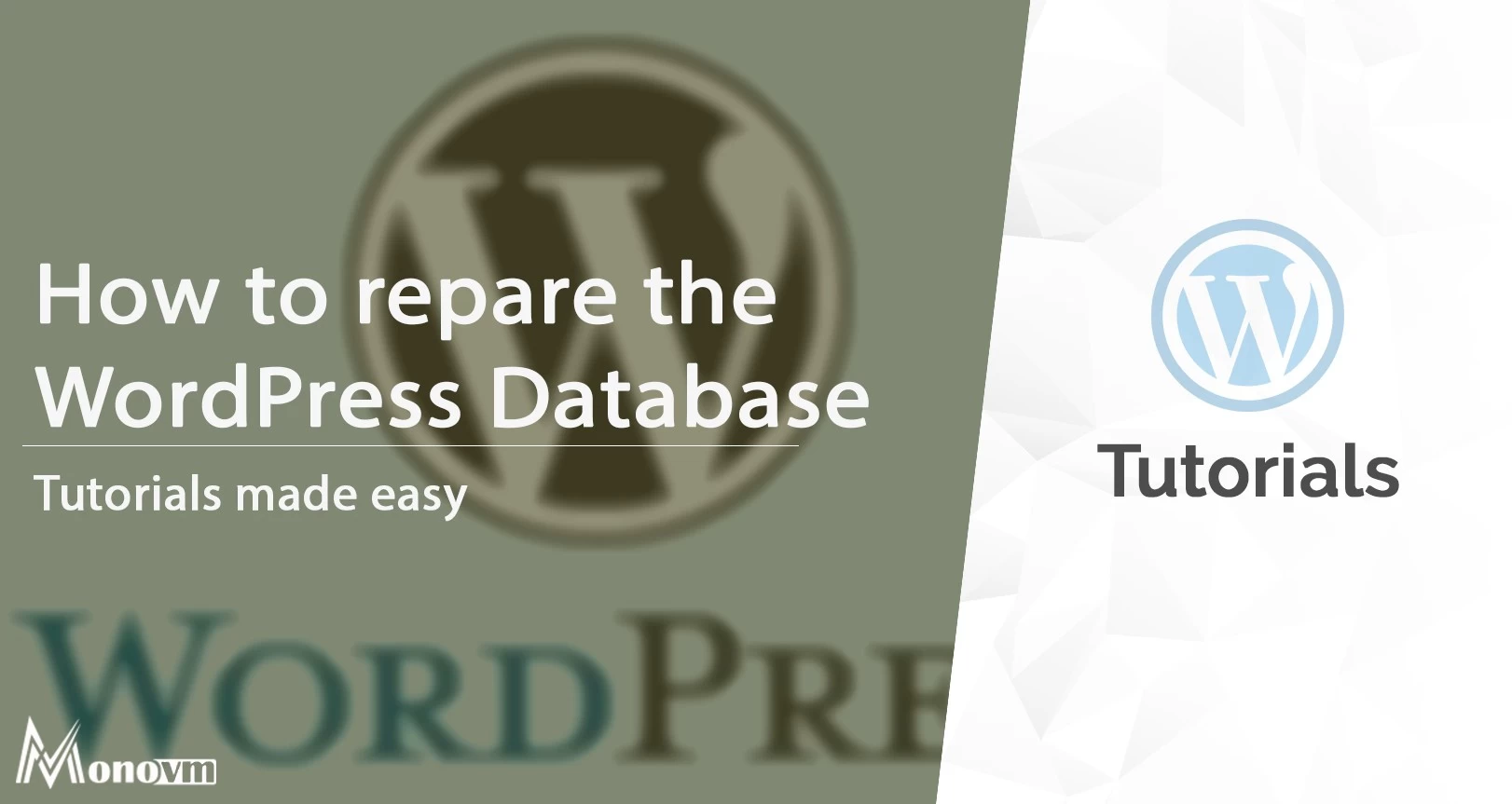 How to Repair WordPress Database