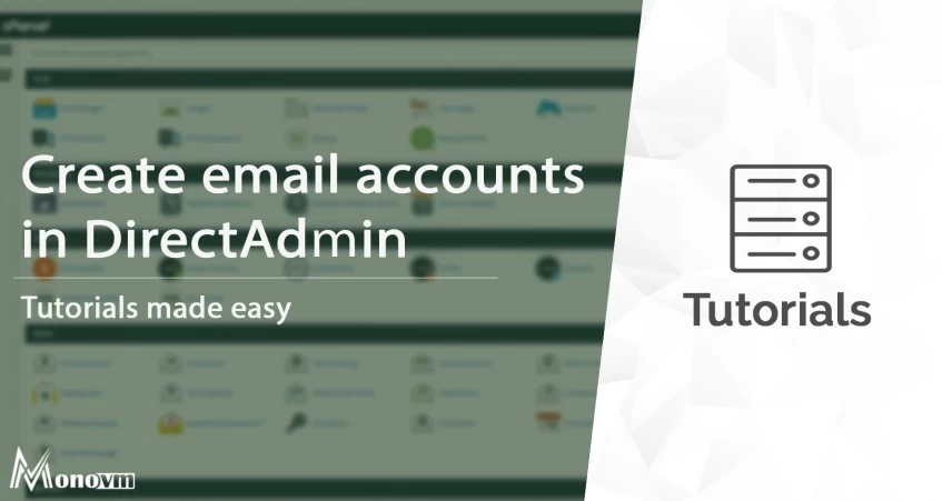 How to Create E-mail Accounts in DirectAdmin