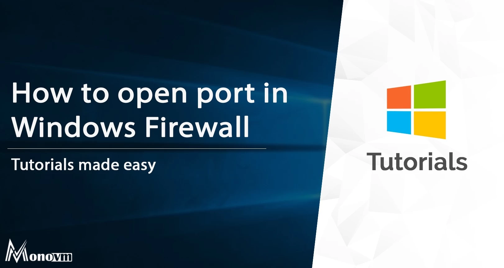 How to Open Port in Windows Firewall