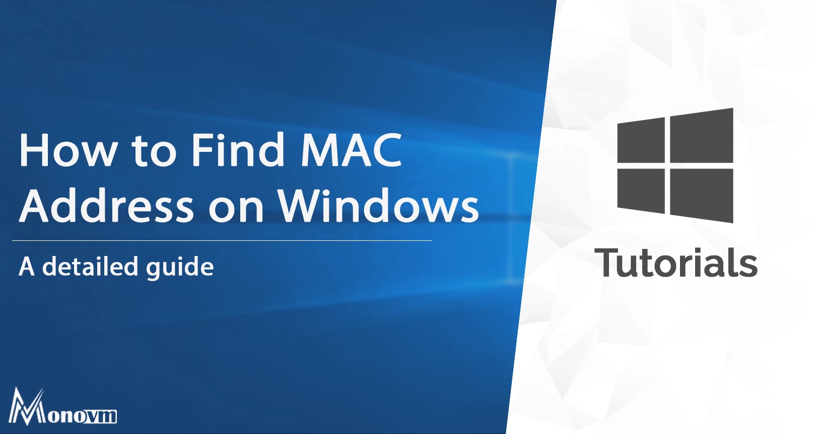 How to Find MAC Address on Windows