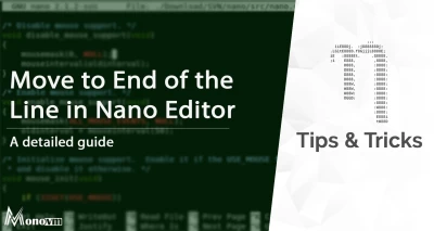 How to Move End of the Line in Nano? [Go to End of File]