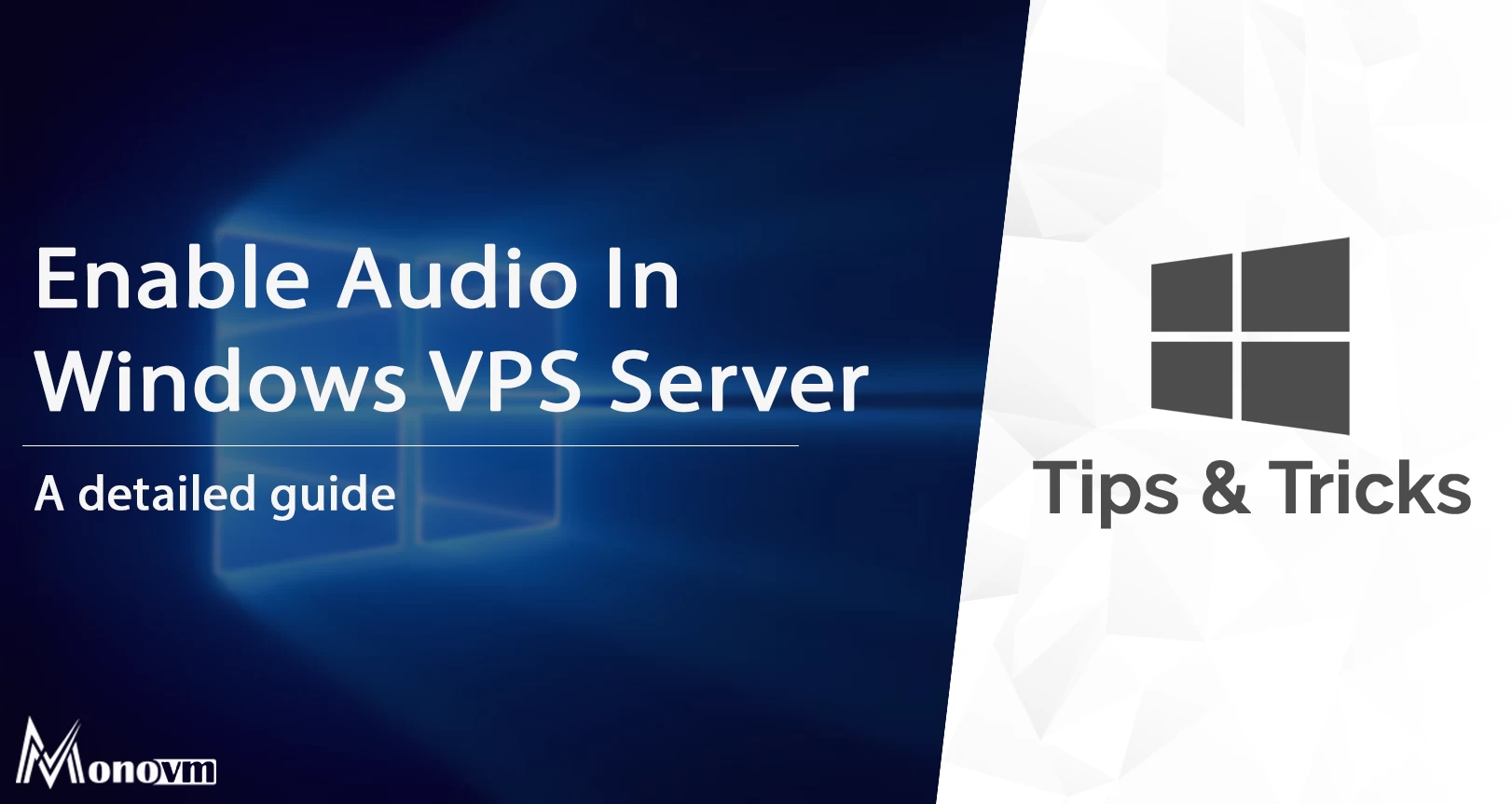 How to enable audio over RDP on the Windows Server?