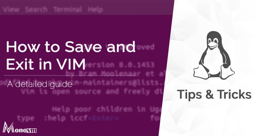 vim save and quit