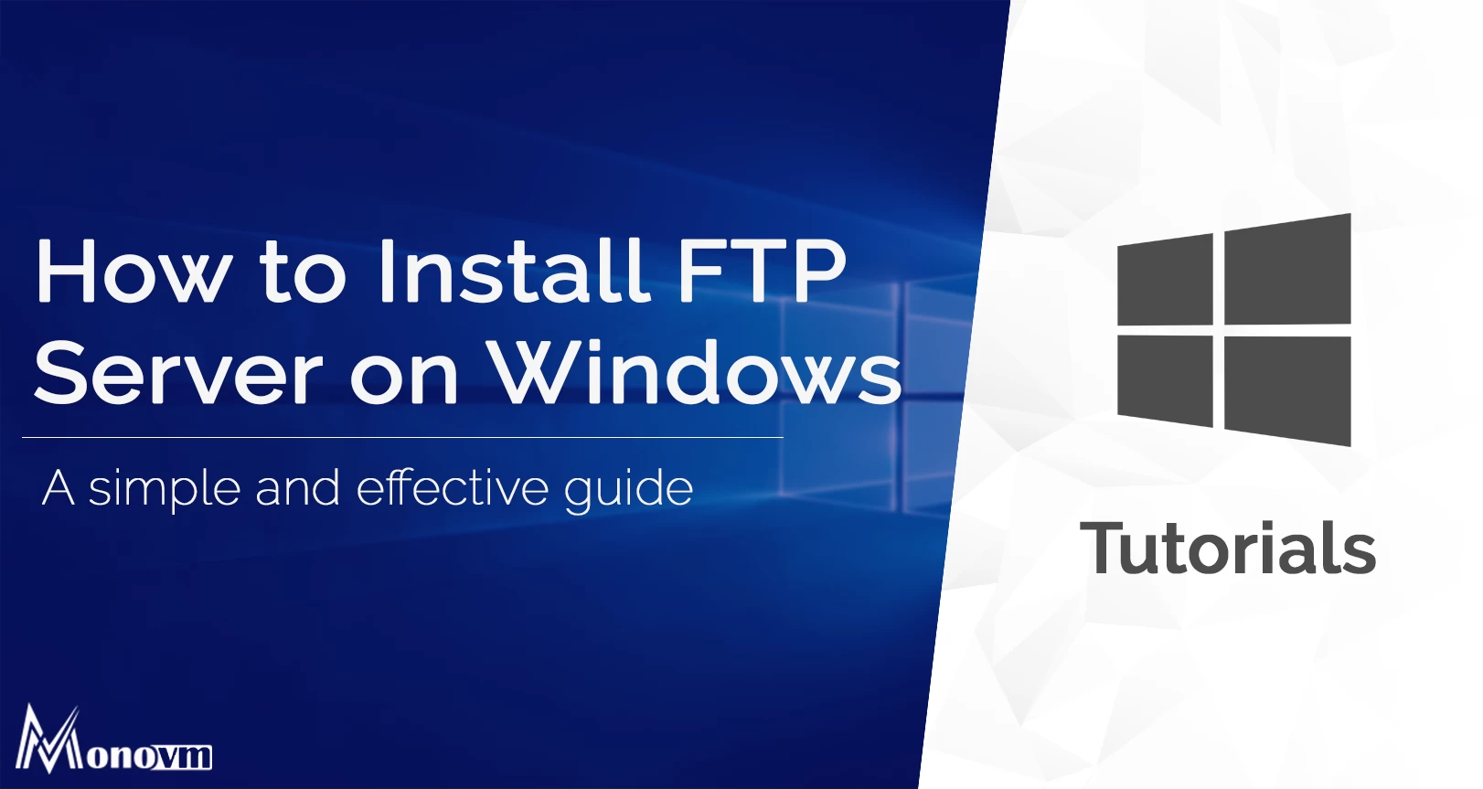 How to Install FTP Server on Windows