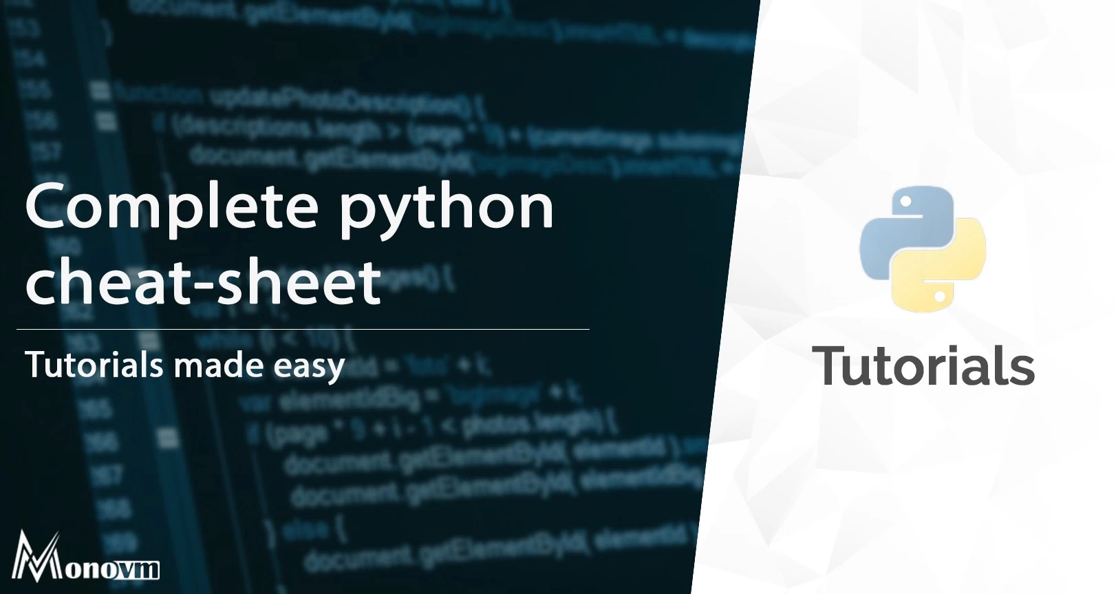 Python Cheat Sheet PDF: Download Updated Guide  [2024]