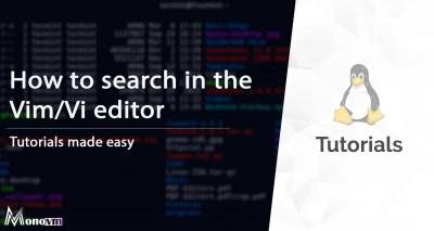 How to search in Vim editor