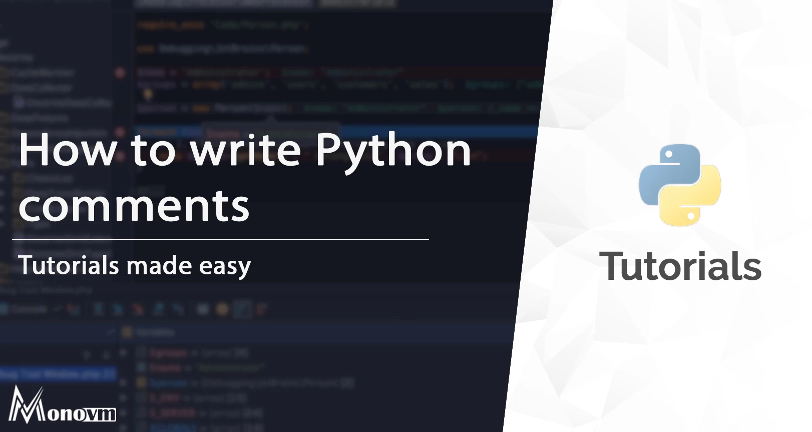 How to write comments in Python