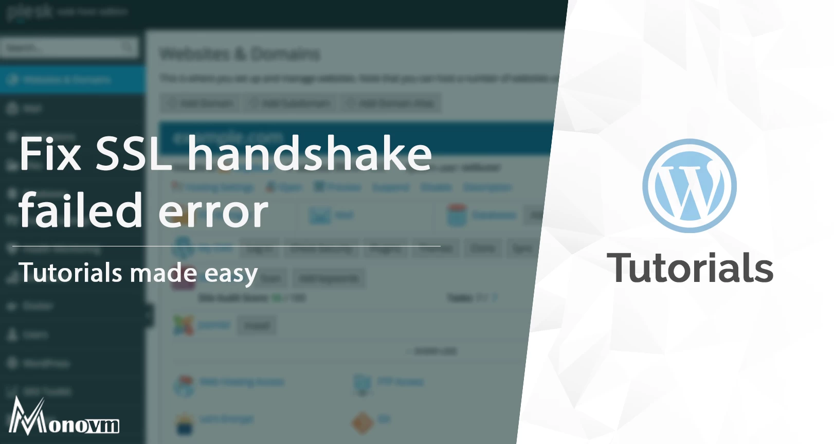 How to fix "SSL handshake failed error"? What is it?