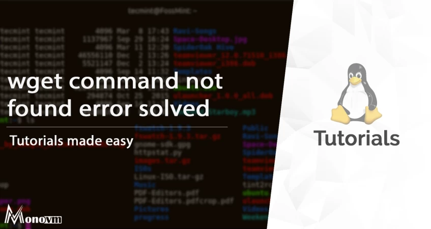 How To Fix wget command not found?