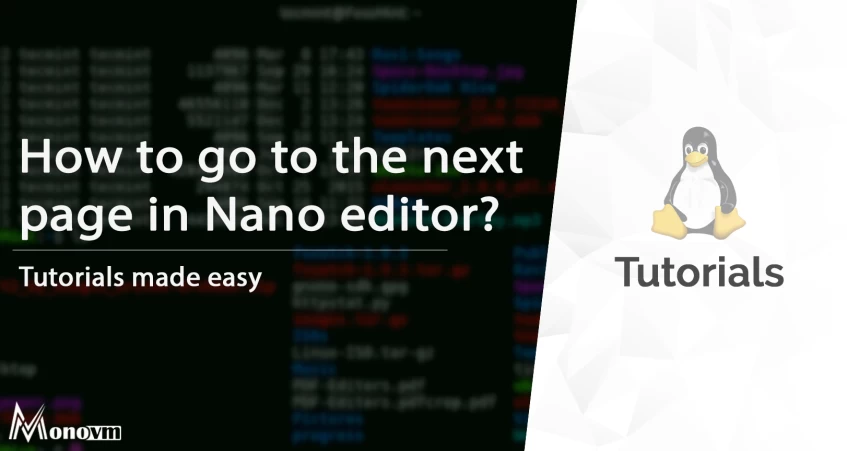 How to Go Next Page in Nano [Nano Page Down/Page Up]