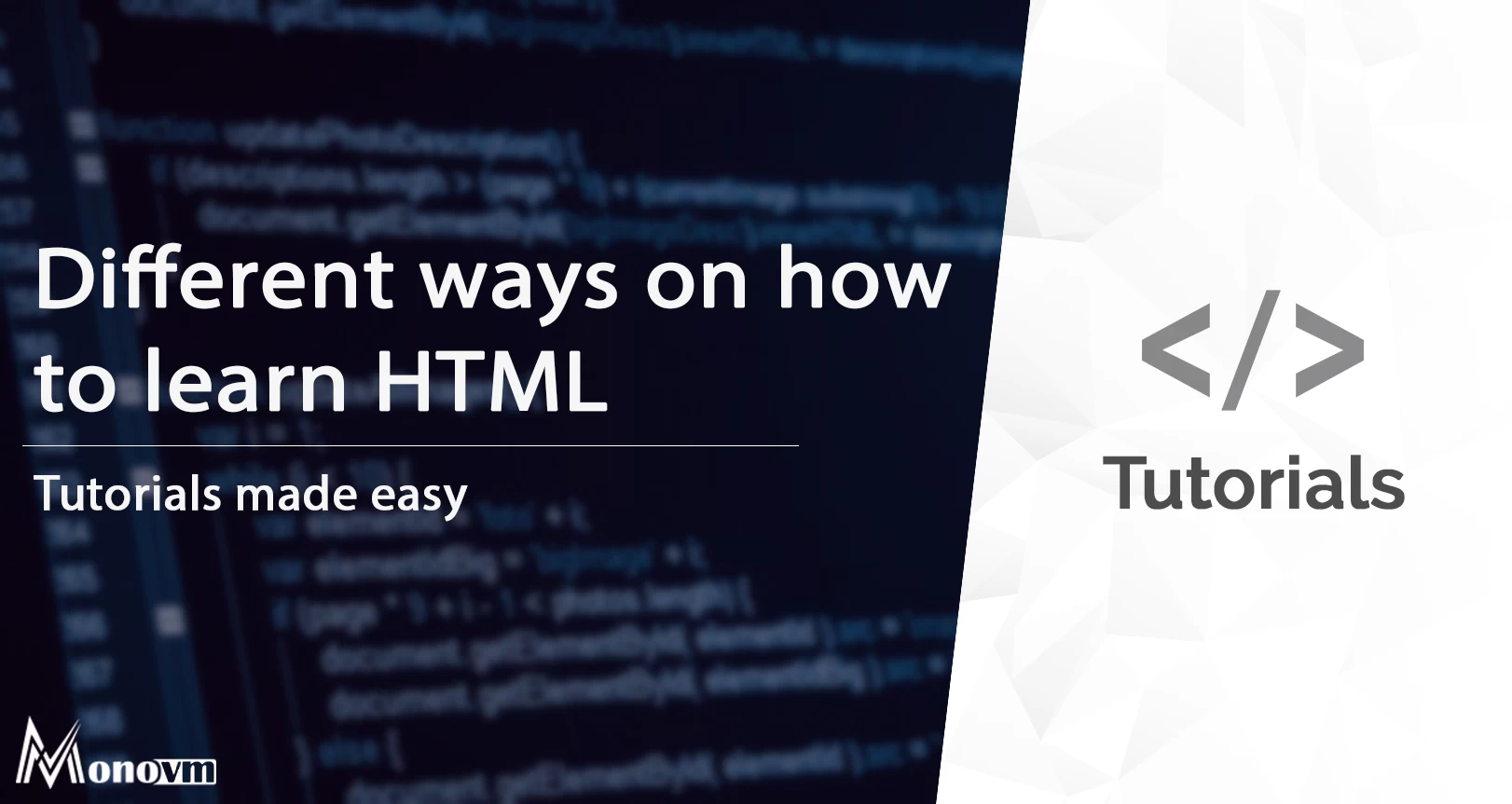 How to Learn HTML