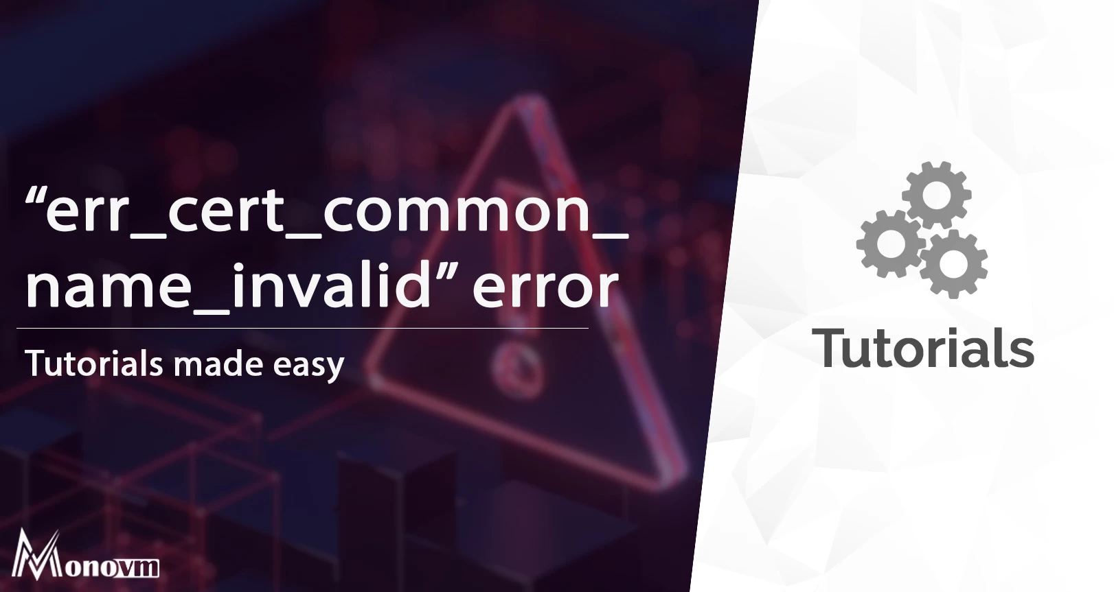 What is err_cert_common_name_invalid and how to fix it?