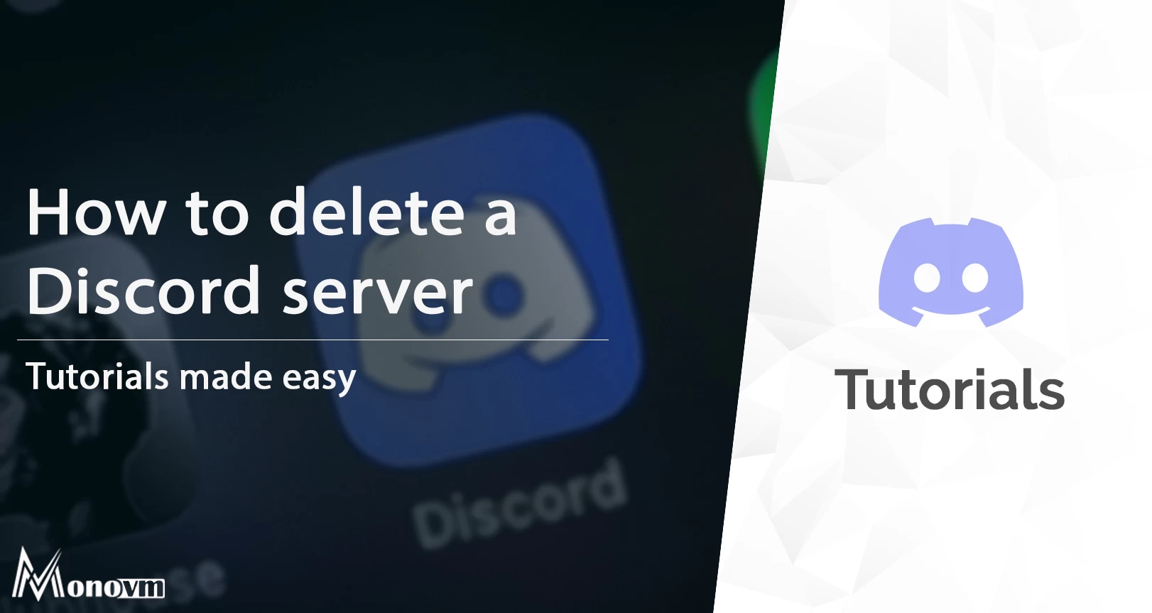 How to delete a Discord server?