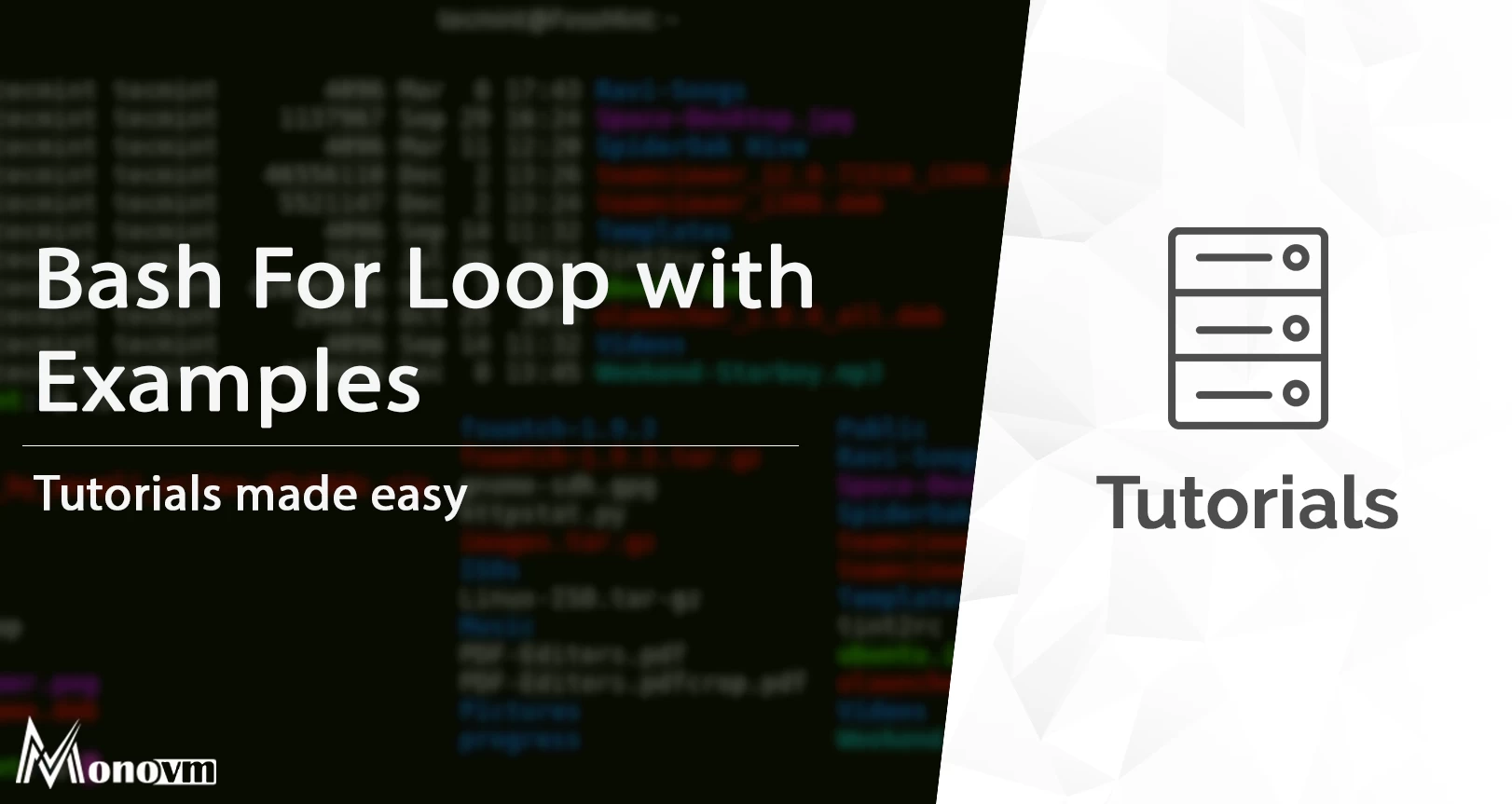 Bash For Loop with Examples